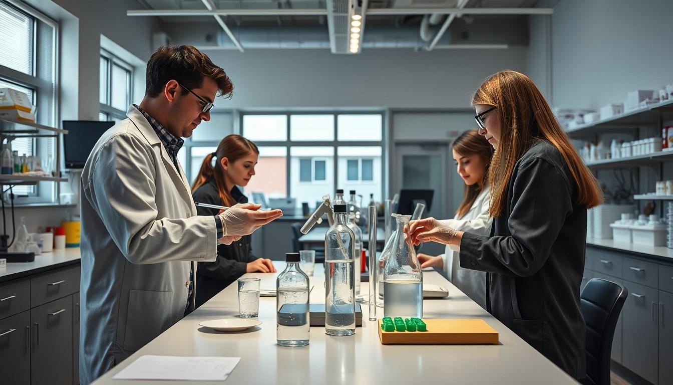 Students collaborating in study space